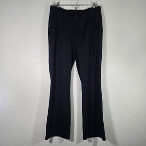 Baleaf Flare Yoga Pants Women Plus Size 3XL Black Stretch Athletic Workout